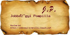 Jobbágyi Pompilla névjegykártya
